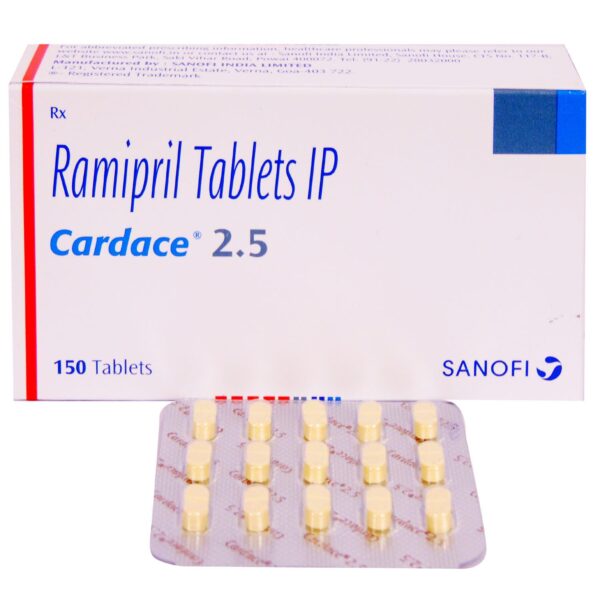 CARDACE 2.5MG TAB 15`S