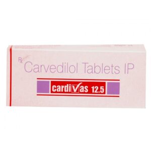 CARDIVAS 12.5MG TAB 10`S
