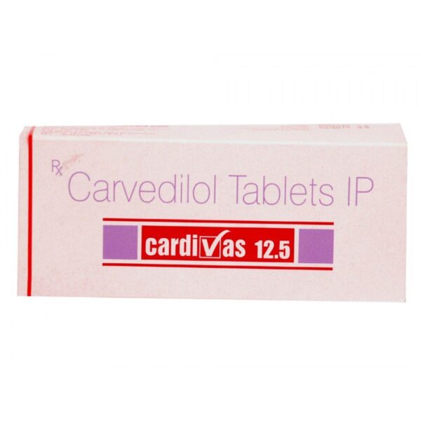 CARDIVAS 12.5MG TAB 10`S