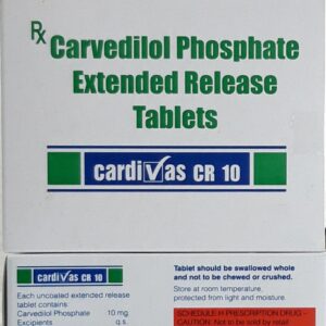 CARDIVAS CR 10MG CAP 10`S