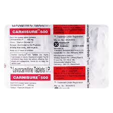 CARNISURE 500MG TAB 10`S