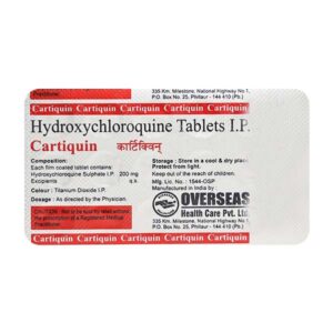 CARTIQUIN 200MG TAB 15`S