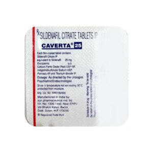 CAVERTA 25MG TAB 4`S