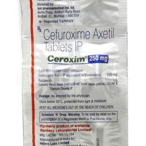 CEROXIM 250MG TAB 10`S