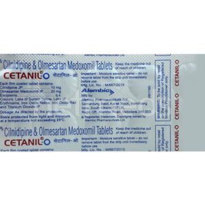 CETANIL O TAB 10`S