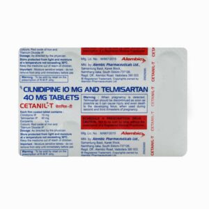 CETANIL T 10MG/40MG TAB 15`S