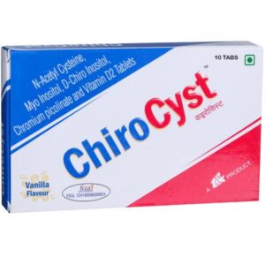 CHIROCYST VANILLA FLAVOUR STRIP OF 10 TABLETS