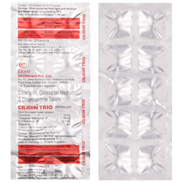 CILIDIN TRIO 20MG TAB 10`S