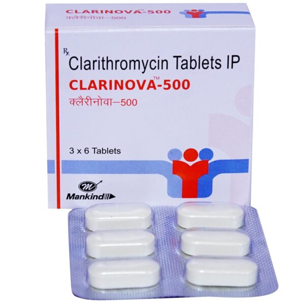 CLARINOVA 500MG TAB 6`S