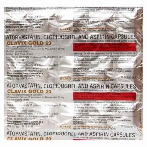 CLAVIX GOLD 20MG CAP 15`S
