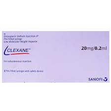 CLEXANE 20MG/0.2ML INJ 2pcs