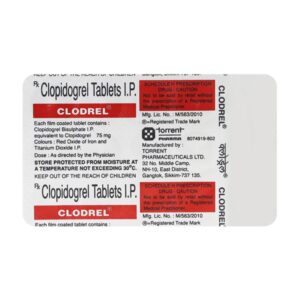 CLODREL 75MG TAB 15`S