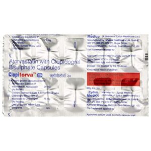 CLOPITORVA 20MG CAP 10`S