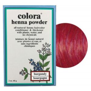 COLORA HENNA POWDER HAIR -COLOR BURGUNDY