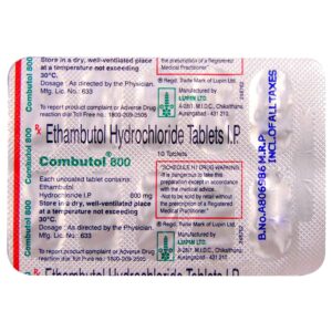 COMBUTOL 800MG TAB 10`S