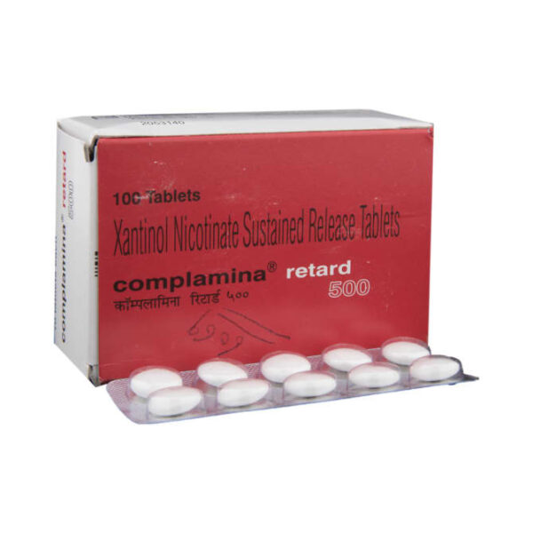 COMPLAMINA RET 500MG TAB 10`S