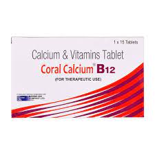 CORAL CALCIUM B12 TAB 15`S