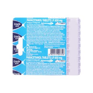 CROCIN ADVANCE 650MG TAB 15`S