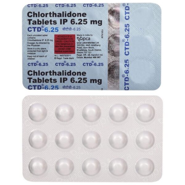 CTD 6.25MG TAB 15`S