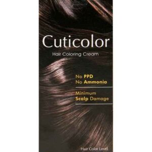 CUTICOLOR HAIR COLORING 2.0 BLACK 60GM CREAM