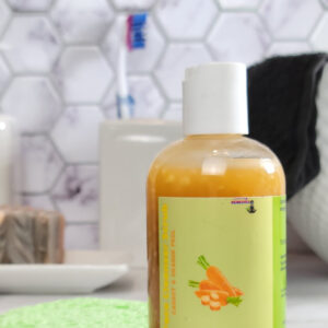 Carrot and Orange Peel Face Cleanser Scrub