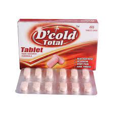 D COLD TOTAL STRIP OF 6 TABLETS