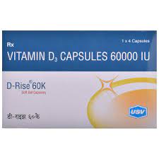 D RISE 60K STRIP OF 4 CAPSULES