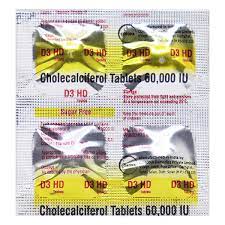 D3 HD 60K SUGAR FREE STRIP OF 4 TABLETS