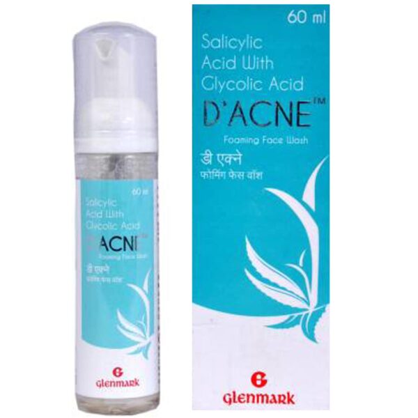 DACNE FOAMING FACE WASH 60ML GEL