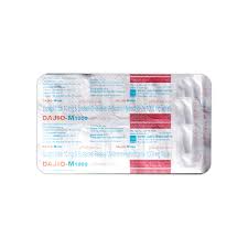 DAJIO M 10/1000MG STRIP OF 10 TABLETS