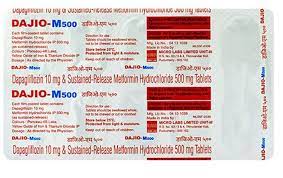 DAJIO M 10/500MG STRIP OF 10 TABLETS