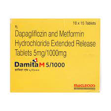 DAMITA M 5/1000MG STRIP OF 15 TABLETS