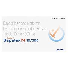 DAPALEX M 10/500MG STRIP OF 10 TABLETS