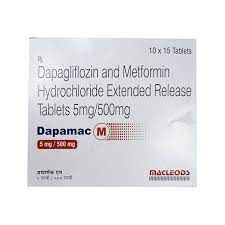 DAPAMAC M 5/500MG STRIP OF 15 TABLETS