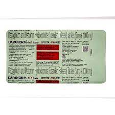 DAPANORM M 5MG FORTE STRIP OF 10 TABLETS