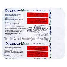 DAPANOVA M 5/500MG STRIP OF 15 TABLETS