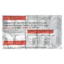 DAPAONE M 5/1000MG STRIP OF 10 TABLETS