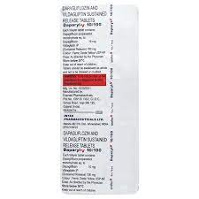 DAPARYL V 10/100MG STRIP OF 10 TABLETS