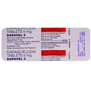 DAPAVEL 5MG STRIP OF 10 TABLETS
