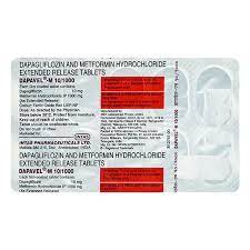 DAPAVEL M 10/1000MG STRIP OF 10 TABLETS
