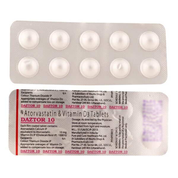 DAZTOR 10MG TAB 10`S