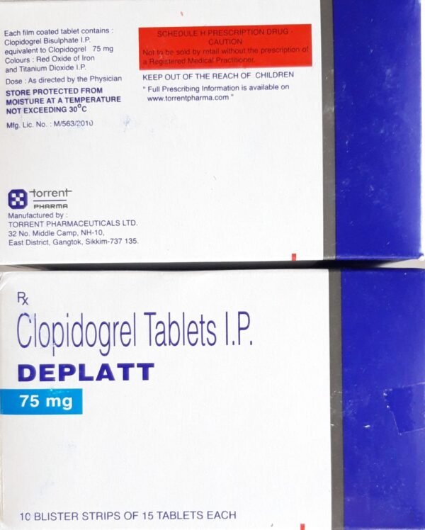 DEPLATT 75MG TAB 15`S
