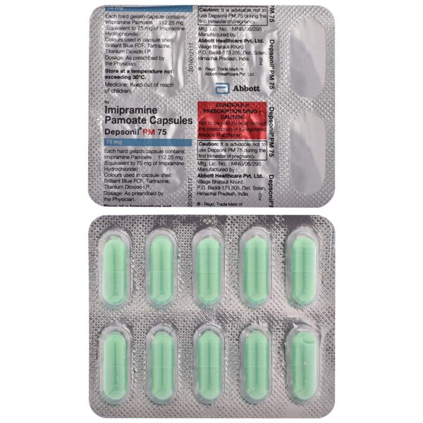 DEPSONIL PM 75MG TAB 10`S