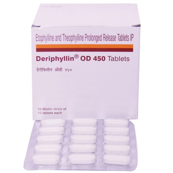 DERIPHYLLIN OD 450MG TAB 15`S