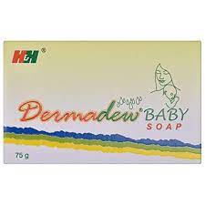 DERMADEW BABY WRAP OF 75GM SOAP