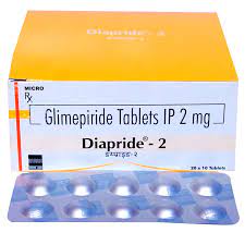 DIAPRIDE 2MG STRIP OF 10 TABLETS
