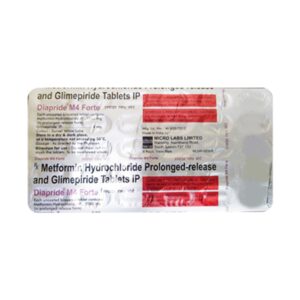 DIAPRIDE M 4MG FORTE TAB 10`S