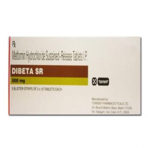 DIBETA SR 500MG TAB 10`S