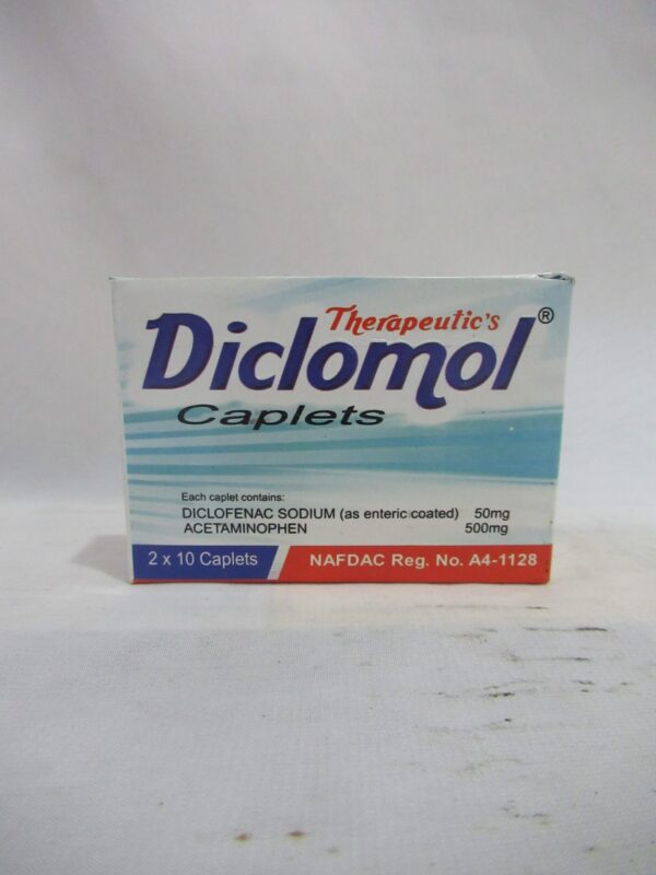 DICLOMOL CAPLET 2X10