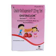 DISTACLOR STRAWBERRY FLAVOUR 125MG BOTTLE OF 30ML SUSPENSION